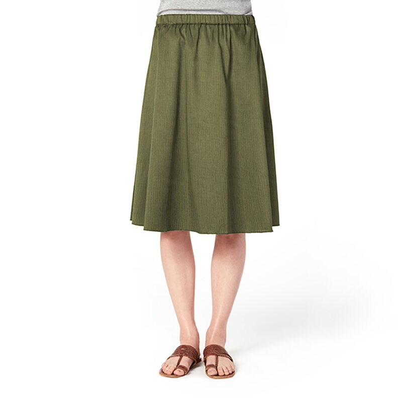 Tissu double gaze de coton – olive, image number 7