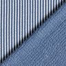 Jersey coton Seersucker Rayures fines – bleu jean/blanc,  thumbnail number 4