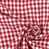 Tissu en coton Vichy à carreaux 0,5 cm – rouge/blanc,  thumbnail number 2