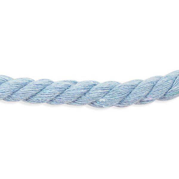 Cordelette en coton [ Ø 8 mm ] – bleu clair,  image number 1