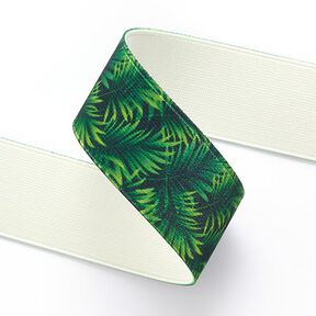 Ruban élastique Jungle [ 3,5 cm ] – vert herbe, 
