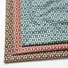 Tissu en coton Cretonne Carreaux à fleurs – noir/taupe clair,  thumbnail number 5