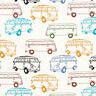 French Terry Sweat d’été bus colorés – écru,  thumbnail number 1