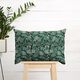 Tissu de décoration Gobelin motif de feuille baroque – vert foncé/roseau,  thumbnail number 5