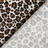 Tissu double gaze de coton Imprimé léopard – taupe clair/noir,  thumbnail number 4