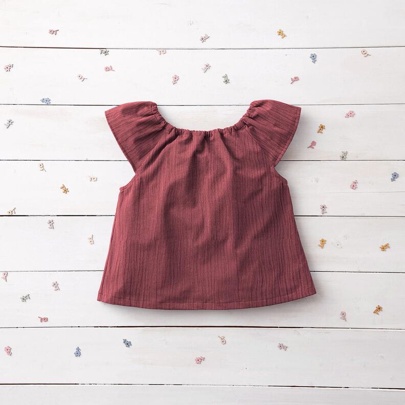 GOTS Tissu double gaze de coton | Tula – mauve,  image number 5