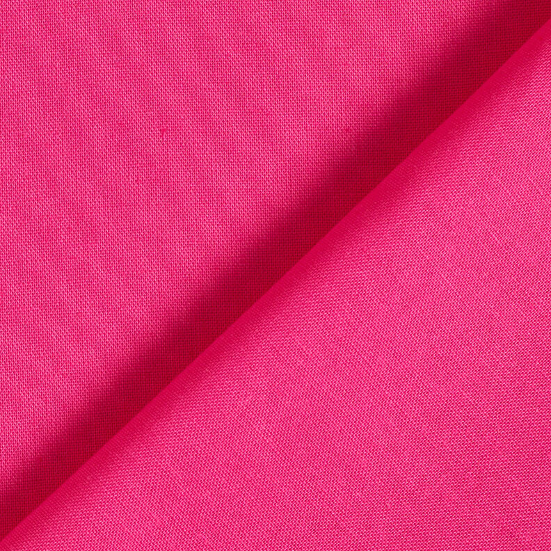 Tissu en coton Cretonne Uni – rose intense,  image number 3