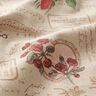 Tissu de décoration Semi-panama Collage romantique – nature/myrtille,  thumbnail number 2