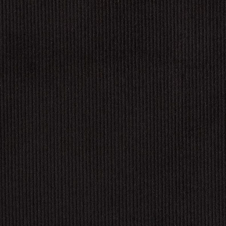 Velours de Gênes élastique, prélavé – noir,  image number 4