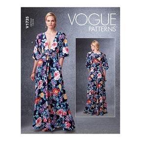 Robe longue, Vogue 1735 | 32-40, 