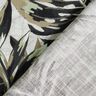 Mélange viscose lin Imprimé numérique Monstera – gris brume/kaki clair,  thumbnail number 4