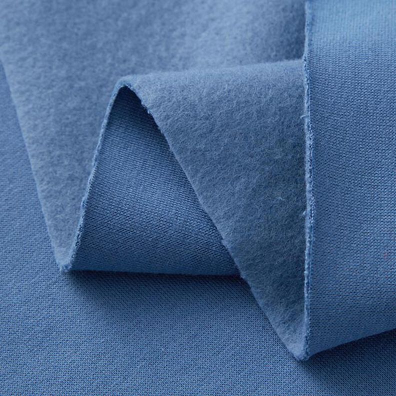 Sweatshirt gratté – bleu jean,  image number 4