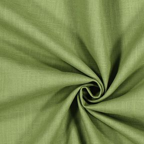 Tissu de lin en ramie mélangée medium – olive clair, 