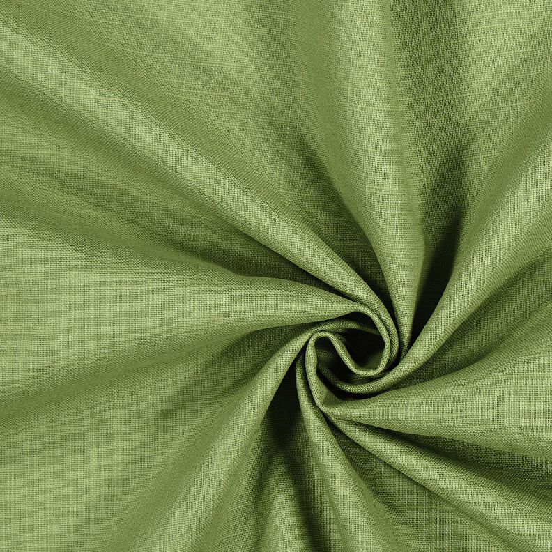 Tissu de lin en ramie mélangée medium – olive clair, image number 1