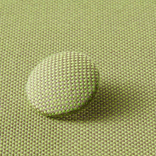 Bouton recouvert - Tissu de décoration extérieure Agora Panama - vert pomme,  image number 2