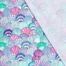Tissus pour maillot de bain UPF50 Coquillages – bleu aqua/lilas bleu,  thumbnail number 4