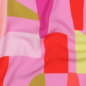 Tissu viscose LENZING™ ECOVERO™ Shape Shifter | Nerida Hansen – violet pastel/rouge feu, 