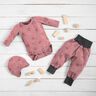 Jersey éponge Crabes – vieux rose foncé,  thumbnail number 6
