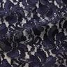 Dentelle avec fleurs pailletées – bleu nuit,  thumbnail number 2