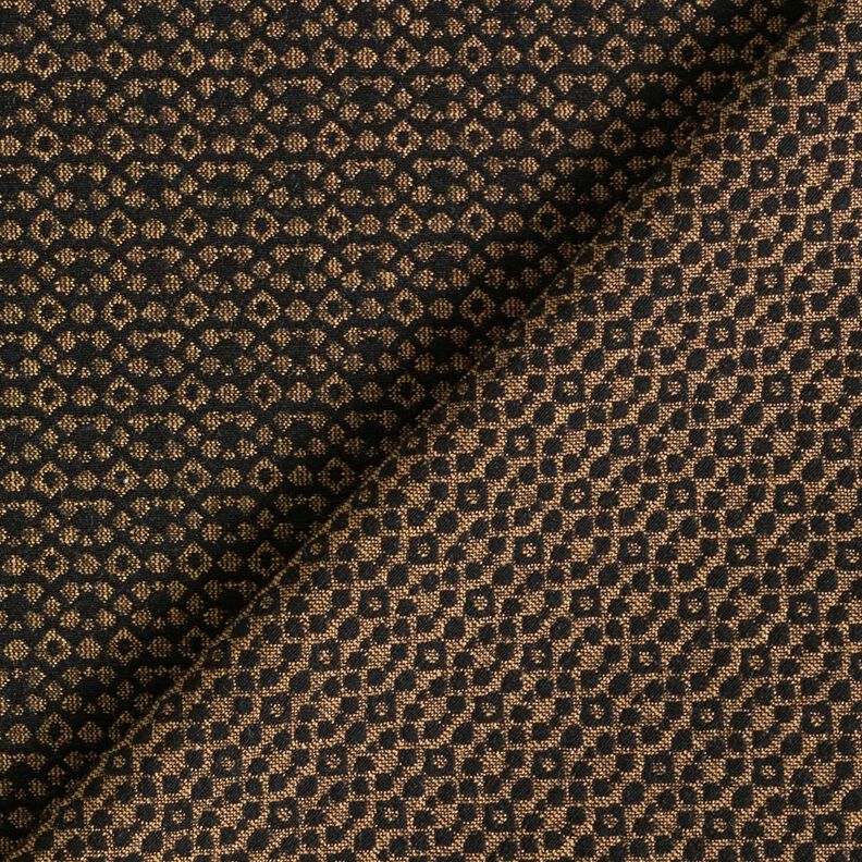 Stretch pour pantalon à losanges – noir/marron clair,  image number 3