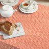 Coton enduit Mini feuilles abstraites – orange/blanc,  thumbnail number 7