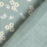 Tissu double gaze de coton Gänseblümchen – roseau/blanc,  thumbnail number 4