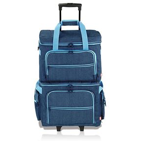 Trolley pour machine à coudre | PRYM - jeans / turquoise, 