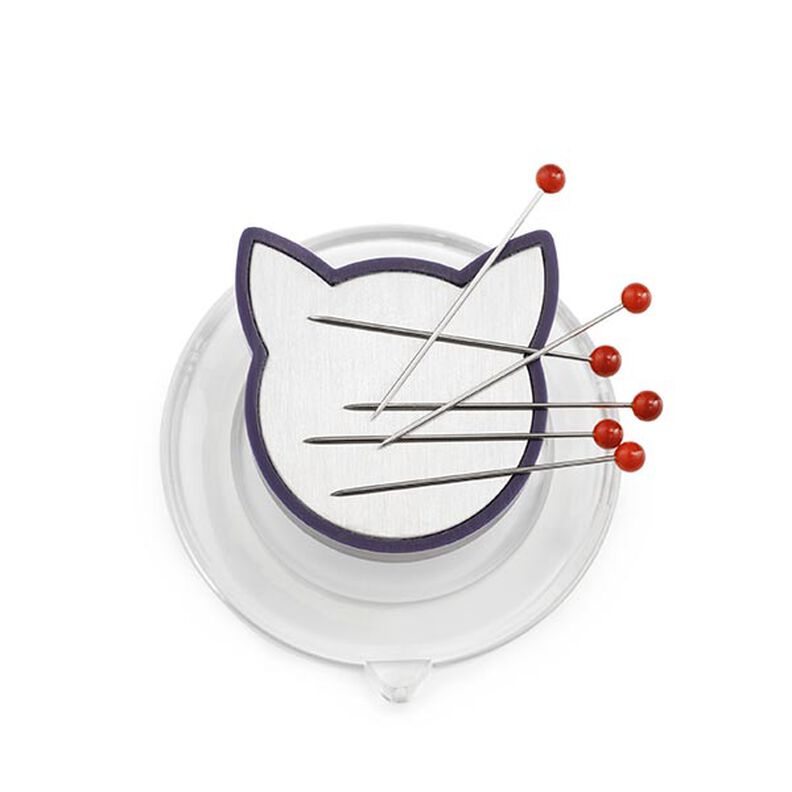 Aiguille aimantée chat [ Dimensions : 45 x 45 x 25 mm ] | Prym – blanc,  image number 2