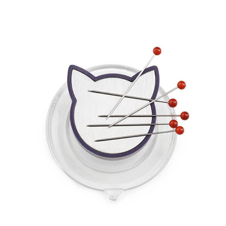 Aiguille aimantée chat [ Dimensions :  45  x 45  x 25 mm  ] | Prym – blanc,  image number 2