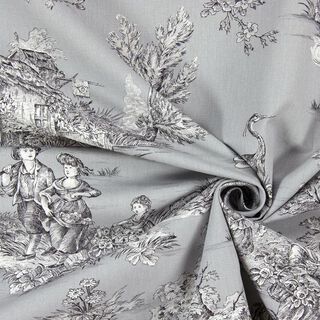 Tissu de décoration Pastorale 280 cm – gris, 
