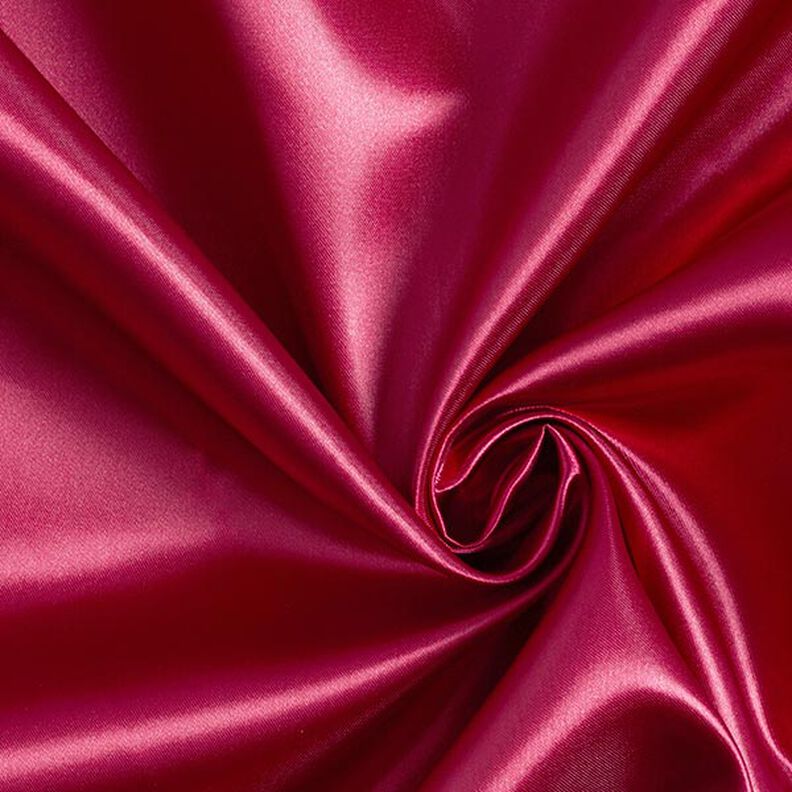 Satin polyester – rouge bordeaux,  image number 1