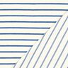Jersey éponge rayures – ivoire/bleu brillant,  thumbnail number 4