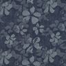 Denim mélange de coton fleurs – bleu jean,  thumbnail number 1