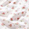 Popeline coton zarte Rosen – rouge/blanc,  thumbnail number 2