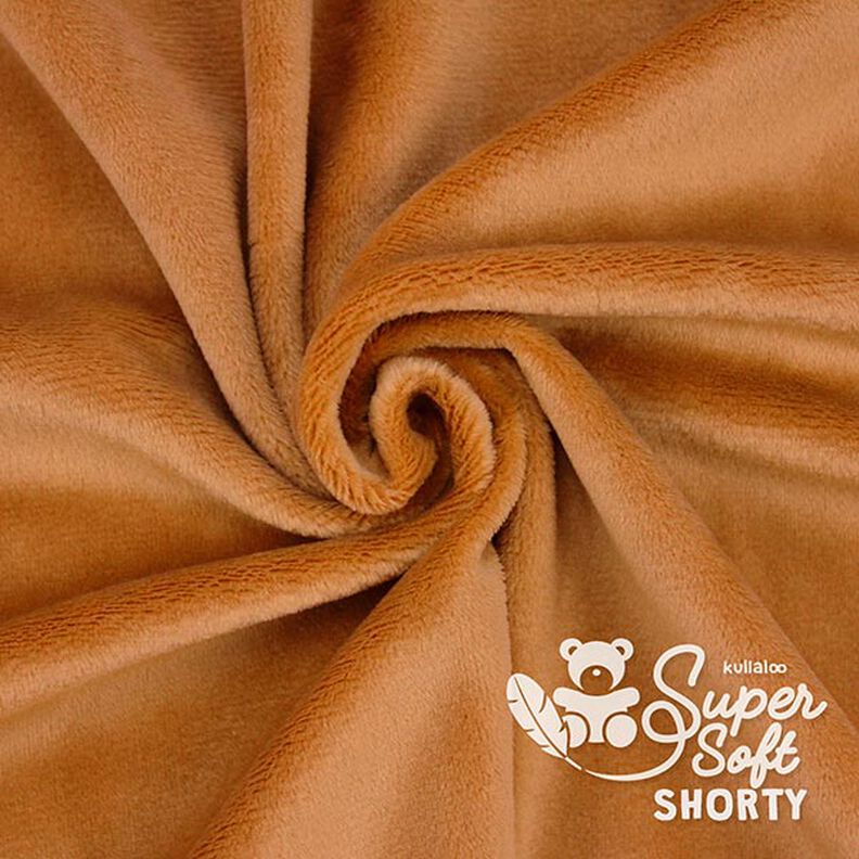 Peluche SuperSoft SHORTY [ 1 x 0,75 m | 1,5 mm ] - marron clair | Kullaloo,  image number 2