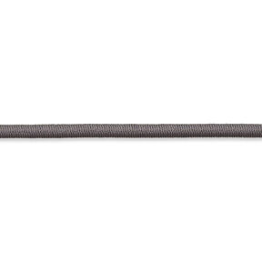 Cordelette en caoutchouc [Ø 3 mm] – gris foncé, 