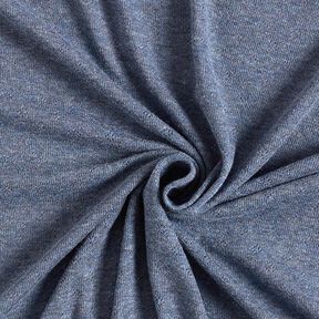 Jersey finement tricoté à motif ajouré Melange – bleu jean, 