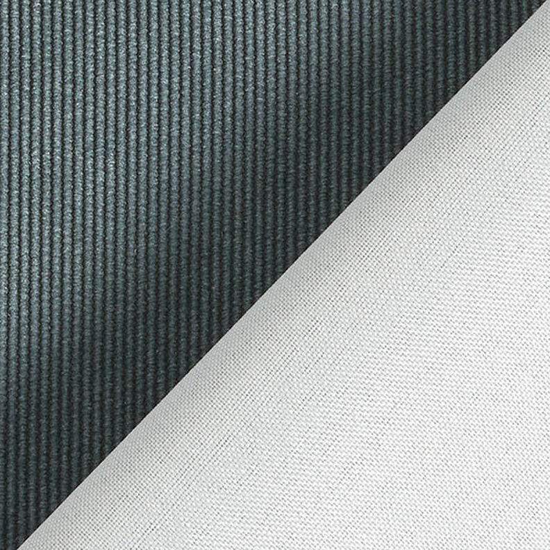 Tissu de revêtement Velours milleraies – anthracite, image number 3
