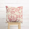 Tissu de décoration Canvas Couple romantique 280 cm – rouge bordeaux/crème,  thumbnail number 6