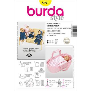 Habits de poupée, Burda 8591, 