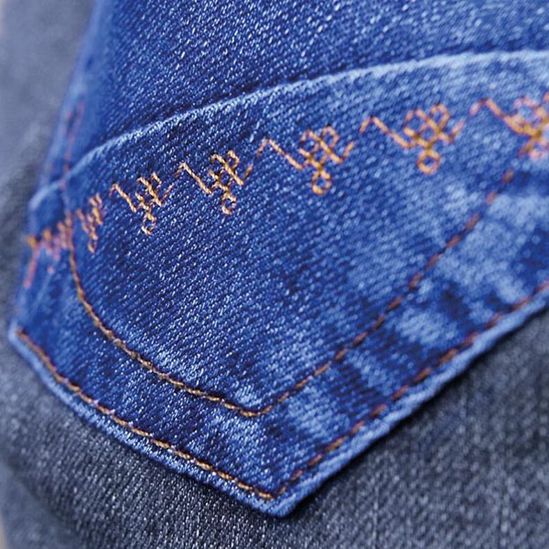 Fil jeans [6756] | 100 m  | Gütermann – bleu roi,  image number 2