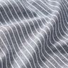 Mélange lin coton Larges rayures – bleu nuit/blanc,  thumbnail number 2