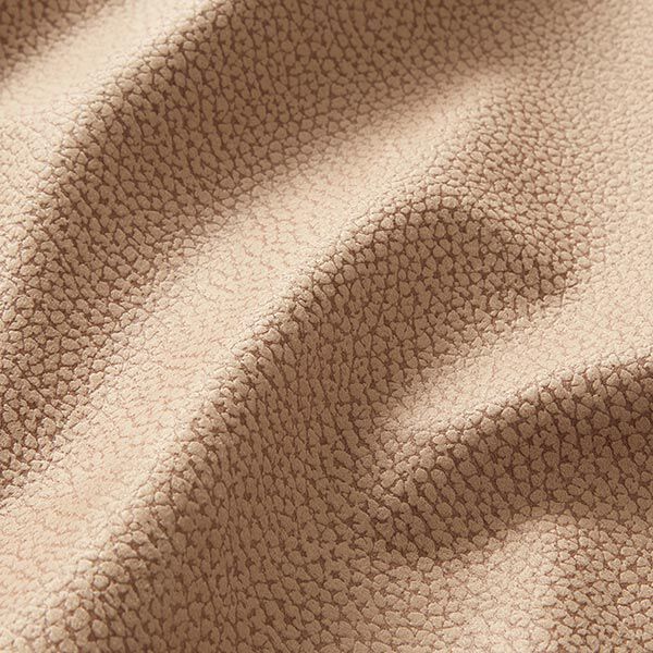 Tissu de revêtement Aspect cuir – beige foncé,  image number 2