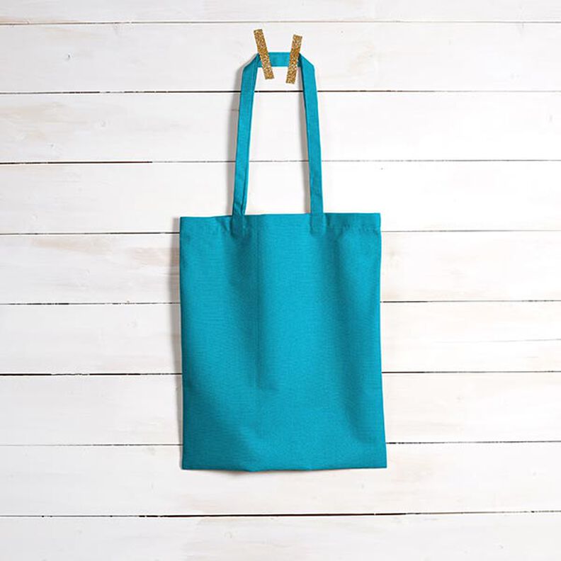 Toile pour store banne uni – turquoise,  image number 6