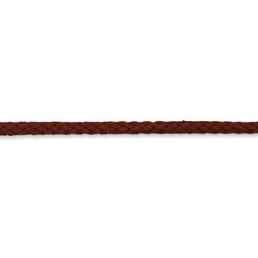 Cordon en coton [Ø 5 mm] – marron foncé, 