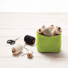 Tissu en coton Cretonne Uni – vert pomme,  thumbnail number 7