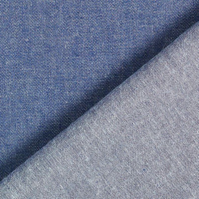 Chambray coton aspect jean – bleu marine,  image number 3