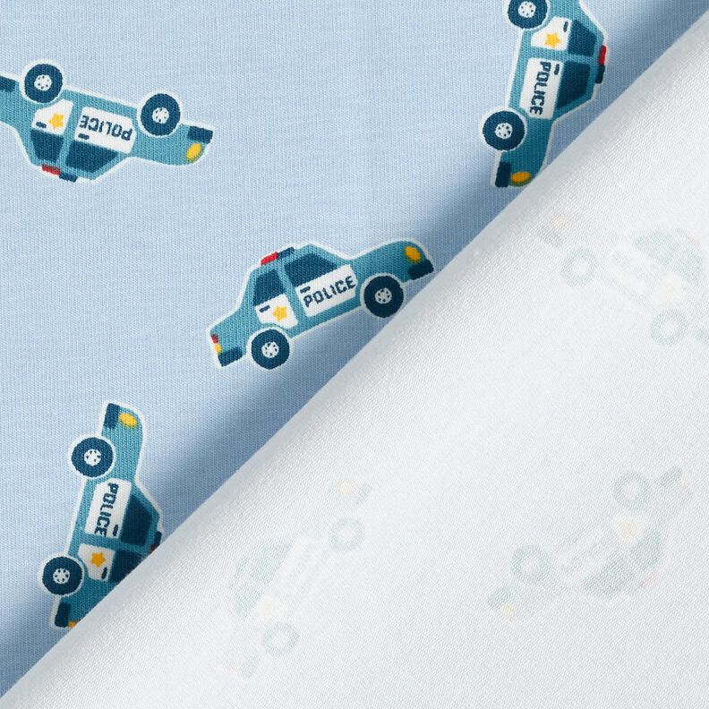 Jersey coton Voitures de police – jean bleu clair,  image number 4