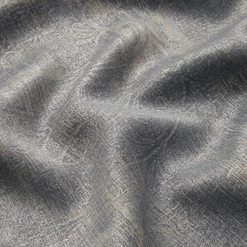 Tissu opaque Ornements – taupe foncé/argent ancien,  image number 2