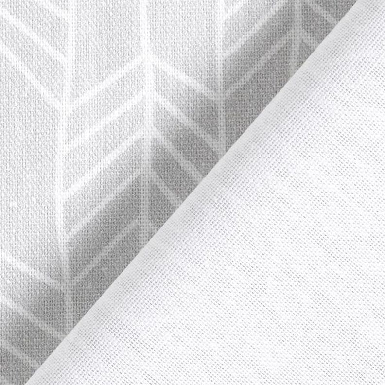 Tissu de décoration Semi-panama Motif de flèches – gris clair,  image number 6